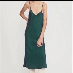 100% silk slip dress